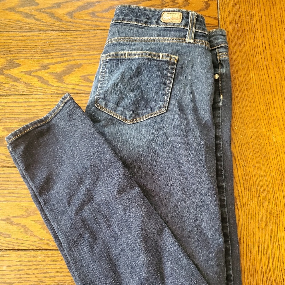 Paige peg skinny jeans size 28